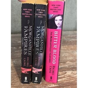 The Morganville Vampires Book Series by Rachel Caine  Bitter Blood Vol 2 Vol 3